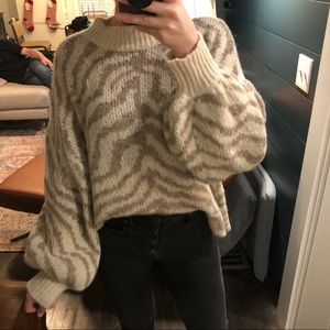 FATE Zebra Sweater - NWT